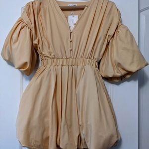 Lorna Luxe In The Style Peach  Bubble Hem Valentine's Day Dress Size 4